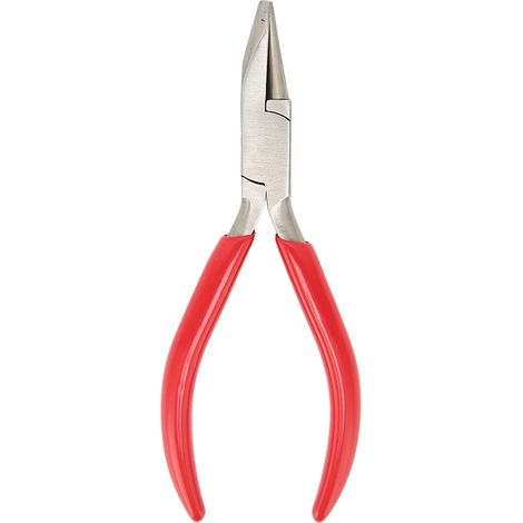 Pince à bijoux fendue en acier à haute teneur en carbone avec manche en caoutchouc, pince à cintrer les fils pour la fabrication de bijoux (1/5)