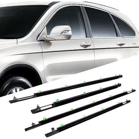 BFO – Bande de joint de moulure de fenêtre 4pcs pour Honda CR-V 2007-2011 – Étanchéité renforcée – Installation facile – Performance insonorisée