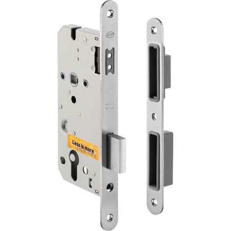 CERRADURA MAGNÉTICA CASSANDRA IN.20.855 DE EMBUTIR  ACABADOS SATINADO Y TITANIO NEGRO (1/2)