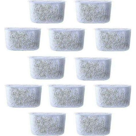 12pcs Filtres à eau à charbon de rechange Filtre non tissé pour cafetières (1/5)