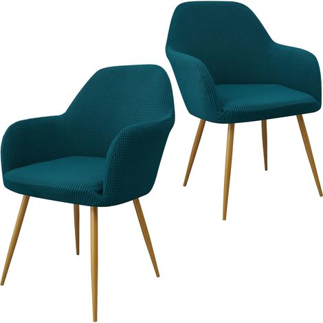 Housses de chaises de restaurant, housses de chaises décoratives, housses de chaises modernes à dossier incurvé, housses de fauteuils décoratives, housses de protection pour fauteuils à dossier incurv (1/5)