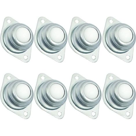 8 pièces Roulettes à Billes de Transfert Roulettes de Meubles Universel Boules en Nylon Roulettes à Bille pour Dispositif de Transfert Ou de transport (1/5)