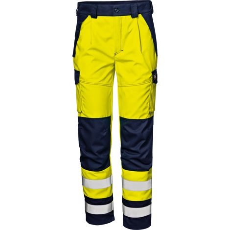 SIR SAFETY SYSTEM POLYTECH PLUS HV Pantalon de travail haute visibilité jaune et bleu Taille 48