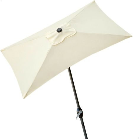 Aktive Sonnenschirm Creme 200x120 cm Aluminium Polyester