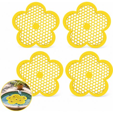 Abreuvoir Flottant pour Abeilles - Station d'Abreuvement Sécurisée pour Jardin (Lot de 4) (1/5)