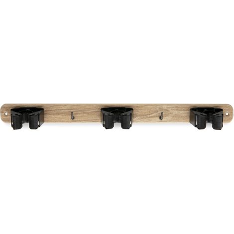 CROCHET A BALAIS ASPECT BOIS 3 BALAIS + 2 CROCHETS INOFIX 3034-4-