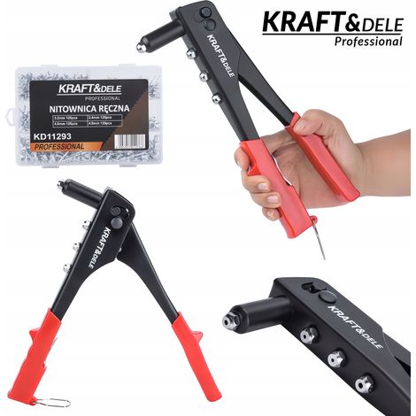 Riveteuse manuelle Kraft&dele + 500 rivets (1/5)