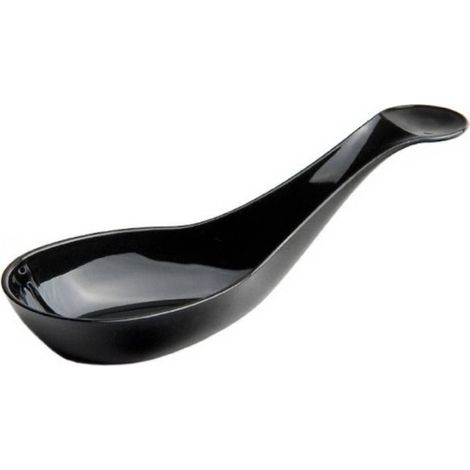 25 Cuillères Bouchées Réutilisables Indhye 1,7 cl - 102 x 38 x 32 mm - Noir - Fabriquées en France - D-Work (1/4)