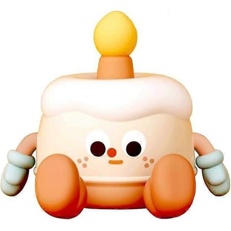 Veilleuse LED pour enfants gâteau d'anniversaire lampe tactile en souple de chevet mignonne pour décoration de chambre de bébé Silicone (1/5)