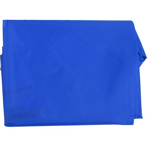 Toit de rechange pour parasol d'angle 4 coins, 1,9 x 2,9 m, bleu, idéal pour la publicité et les expositions en extérieur. (1/5)
