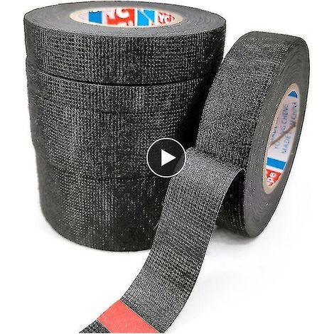 15 Meter Heat-resistant Flame Retardant Tape Coroplast Adhesive Cloth Tape For Car Cable Harness Wir (1/5)