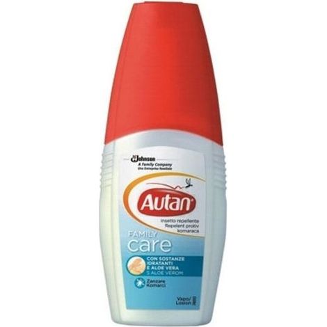 Autan Family Care Vapo Repellente Antizanzare 100ml - Idratante con Aloe Vera