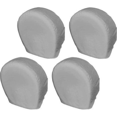 Lot de 4 Housses de Pneu, Protection de Roue Robuste pour Camion, SUV, remorque, Camping-Car, véhicule récréatif, Convient aux pneus de diamètre de 73,7 à 80,6 cm, Anthracite