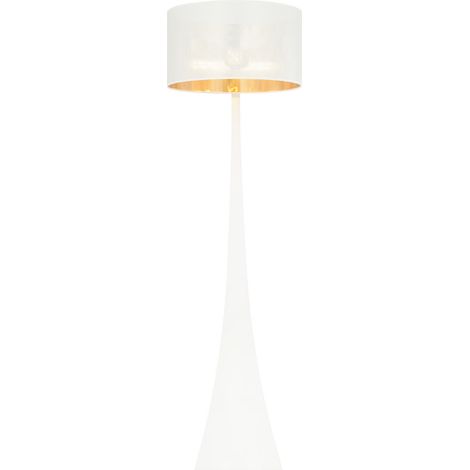 Lampadaire Emibig Estrella blanc/or 1xE27 métal tissu (1/5)