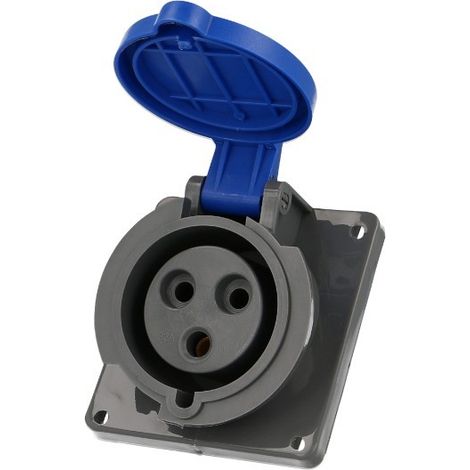 Solera – Socle femelle CEE monophasé 3 x 32A – Indice de protection IP44 – Tension 230V – Pour chantiers humides