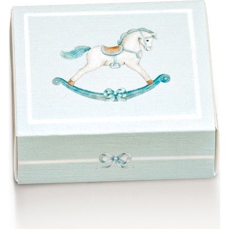 Scotton Cassetto Quadro 60 x 50 x 30 mm Cavallino Azzurro 10 Pz