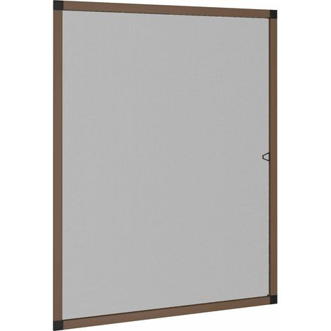 Insect Screen for Windows Brown 110 x 130 cm vidaXL