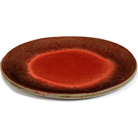 Assiette plate urbaine - rouge - 200mm - Finedine