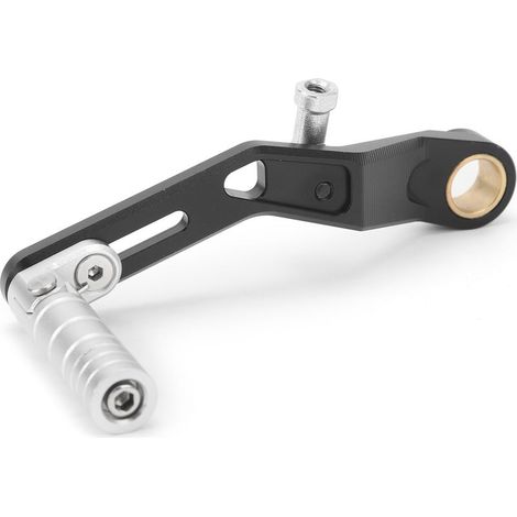 Levier de vitesse pliant réglable pour moto, levier de pédale de changement de vitesse en alliage d'aluminium adapté pour F800GS F700GS F650GS argent (1/5)