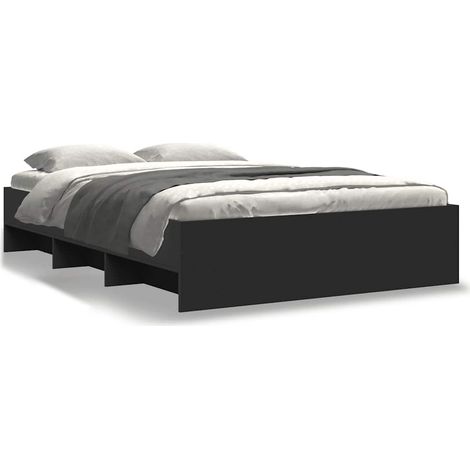 Maison Exclusive - Estructura de cama madera de ingeniería negra (1/5)