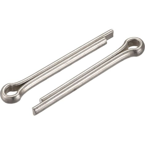 Goupilles Fendues, 5mm x 40mm Acier Inox Clip Attache Raccord pour Automobile, Mécanique, Argenté, 25Pcs (1/5)