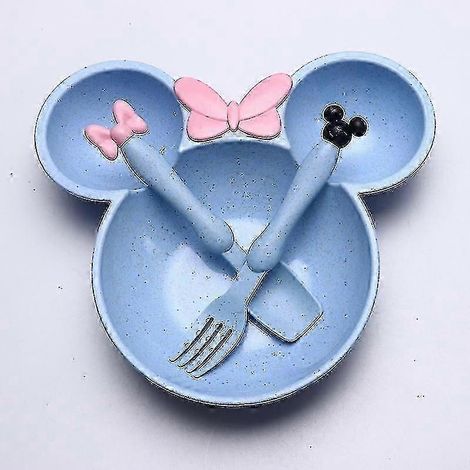 Ensemble de couverts pour enfants avec bol et cuillère à motifs de dessins animés (1 pièce) (1/5)