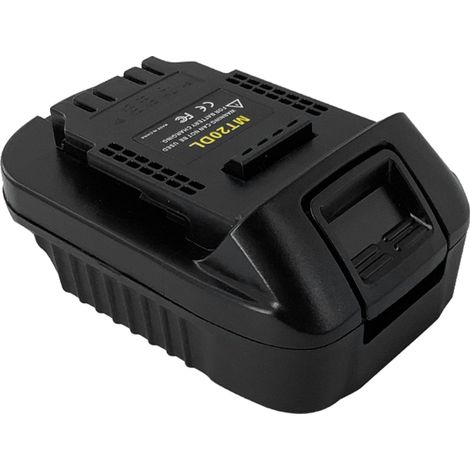 Adaptateur convertisseur de batterie remplacement pour conversion batterie lithium Makita 18V-20V vers outils électroportatifs Dewalt 20V
