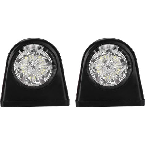 2pcs Feux De Position Latéraux Led - 12v 24v Étanche Ip65 - Pour Camion Remorque Poids Lourd