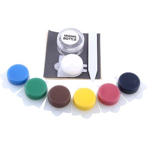 Kit Réparation Cuir Liquide Siège Auto Canapé Manteaux Peau Cuir Trous Rayures Fissures Déchirures Sans Chaleur Outil Rénovation Vinyle (1/5)