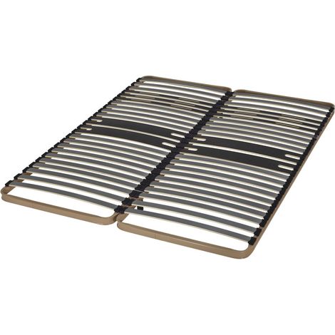 Sommier à lattes 2x80x200 C322 - 46 lattes bois - Fabrication française (1/4)