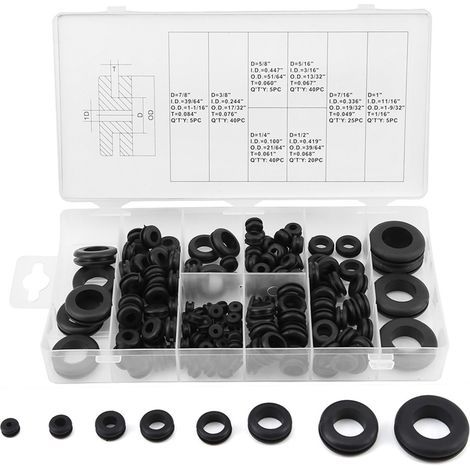 Passe-câble en caoutchouc durable et pratique, résistant à l'huile minérale, pour tuyaux hydrauliques