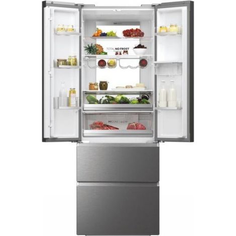 Haier HFW7720EWMP - Frigorifico Americano Nofrost E Inox (1/5)