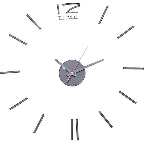 1 Stück rahmenlose Wanduhr für Zuhause
