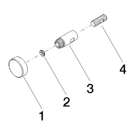Dornbracht 90310913900-49 Tige d'entraînement pour changement PIECES DE RECHANGE