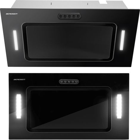 Unterbau-Dunstabzugshaube 52 cm schwarz BE-52A