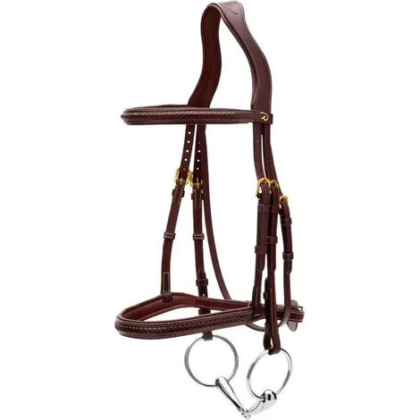 Brida dy'on braided noseband cuero 0,8 kg marrón