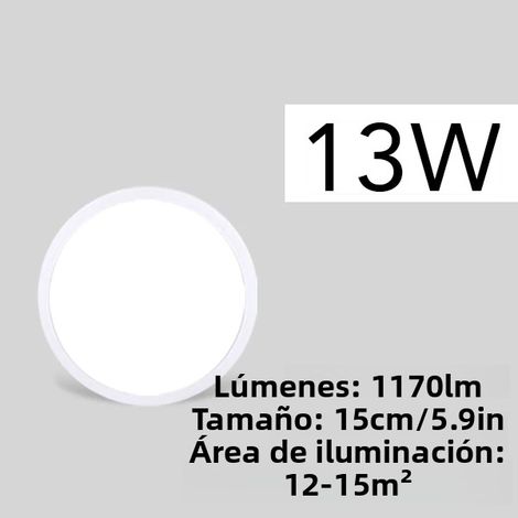 (13 W, lumière froide) Panneau décoratif LED ultra-fin de 2,2 cm pour plafond, économe en énergie et sans scintillement. (1/5)