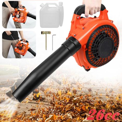 Souffleur à essence Souffleur de feuilles Souffleur de feuilles 2 temps portatif 26 cm3 Aspirateur de feuilles DE (1/5)