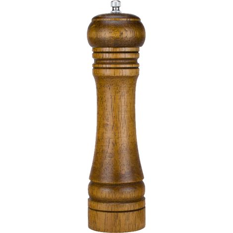 Moulins à sel et à poivre, moulins à sel et à poivre en bois de chêne, rotor en céramique (1/5)