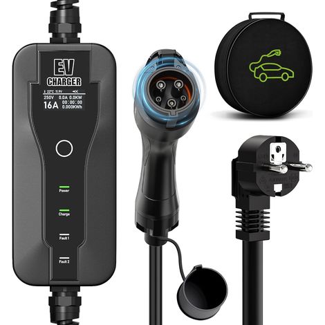 Chargeur Voiture Electrique, 3.6kW Cable Recharge Voiture Electrique (1/5)