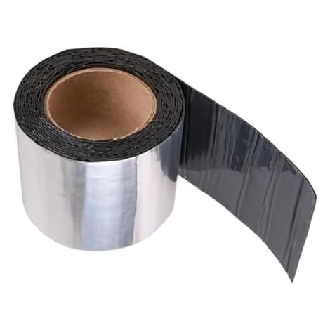 Bande de réparation d'asphalte, mastic de réparation de fissures de béton pour voitures, camping-cars, auvents, vitres, tuyaux, terrasses, toitures et autres surfaces. (1/5)