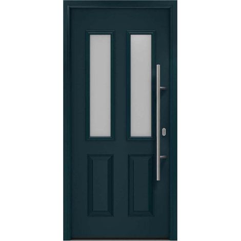 Hörmann Ecostar Haustür "ISOPRO IP 410S", anthrazitgrau (RAL 7016), 110 x 210 cm (B x H), DIN Rechts