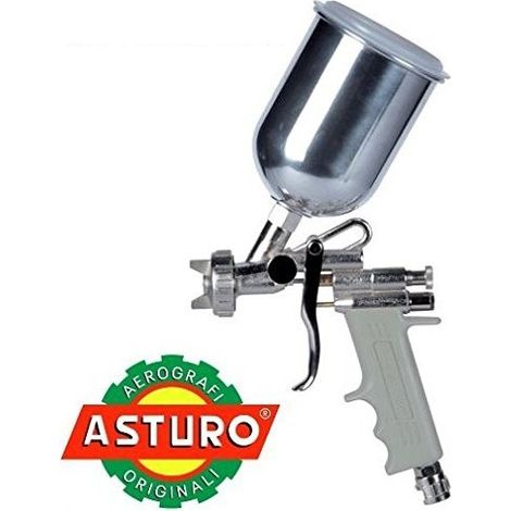 Asturo Aerografo Pistola E70 500cc serbatoio per verniciatura c/ugello Ø2,2mm