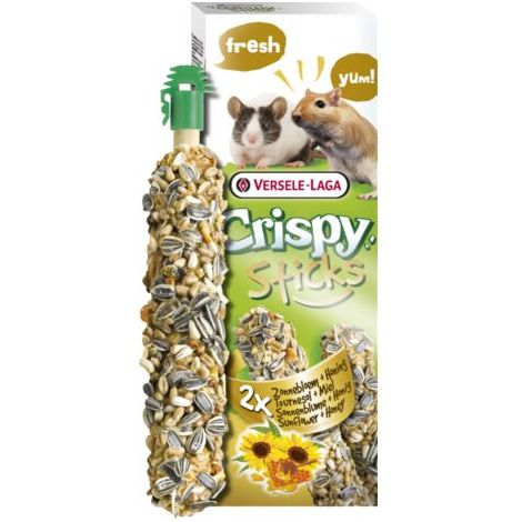 Crispy Sticks Gerbils- Mice Sunflower & Honey, 2 piezas 110g (1/2)