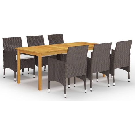 Cena de 7 PC set para Brown Garden (1/5)