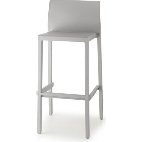 SET 4 SGABELLI KATE H.65 - SCAB Colore: Grigio chiaro