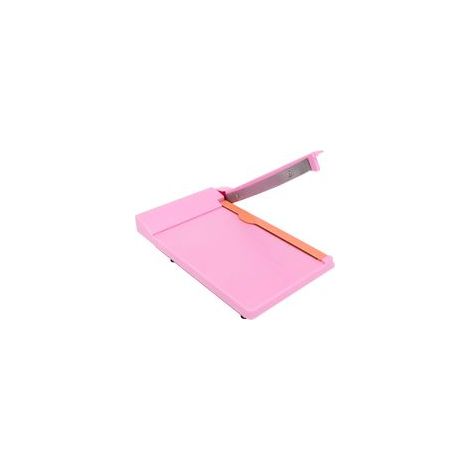 Scrapbook-Schneider in Rasenmäherform, Bastelwerkzeug für draußen, ideal für Schulen (rosa) - Crezuo