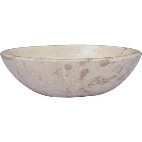 Lavabo Crème 53x40x15 cm Marbre (1/5)