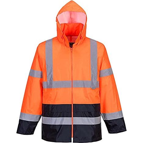 Giacca impermeabile Hi-Vis bicolore Arancione/Marina M (1/3)