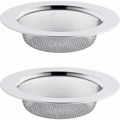 Stainless steel washing sieve, 11.5 cm draining sieve, kitchen washing sieve (1/4)